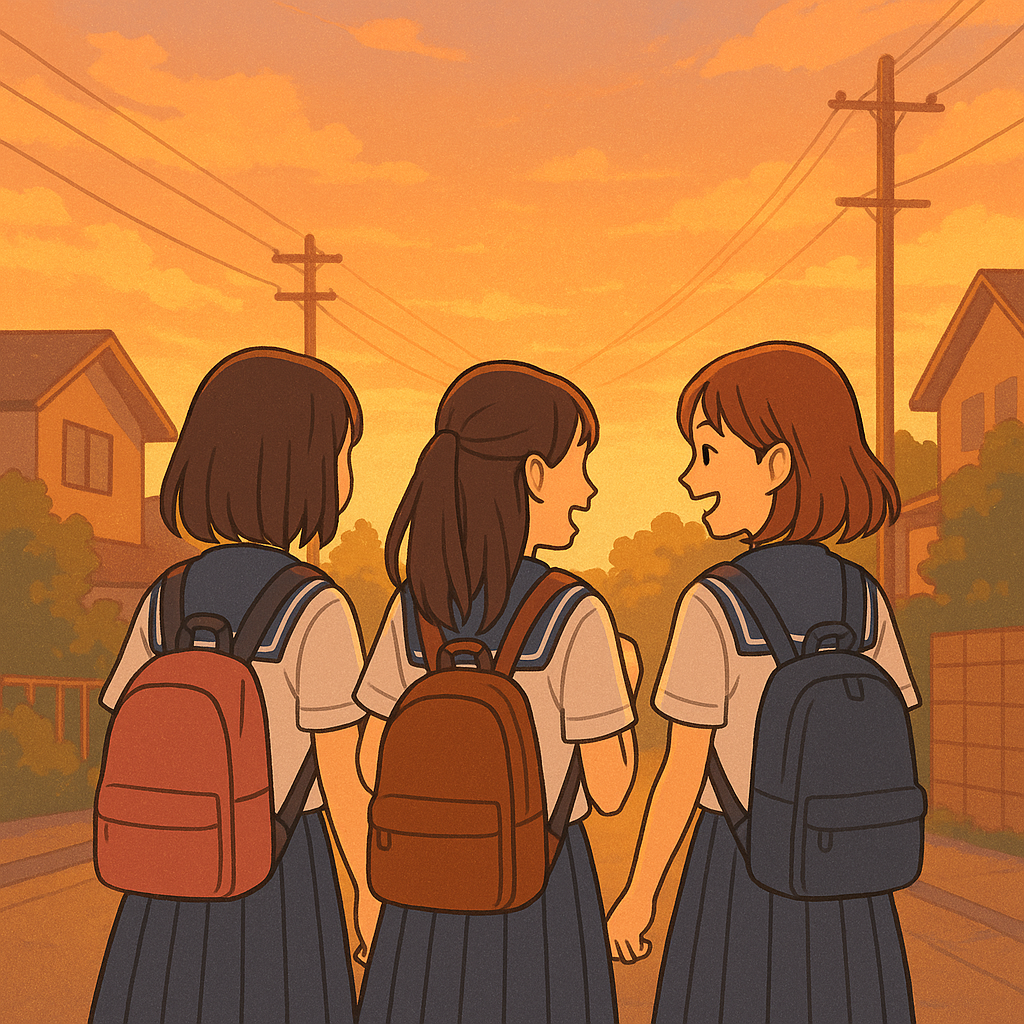 中学生って、なんでこんなに群れるの？──玄関先のにぎやかな時間